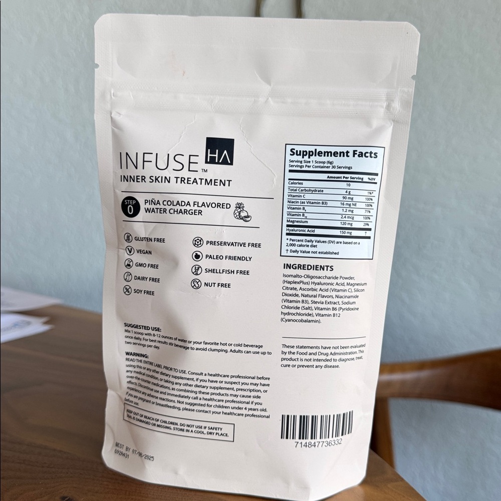 Beauty Society Infuse HA Water Charger 30 servings - Picture 2 of 2